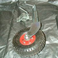 Jockey Wheel - Pneumatic 10 inch with clamp